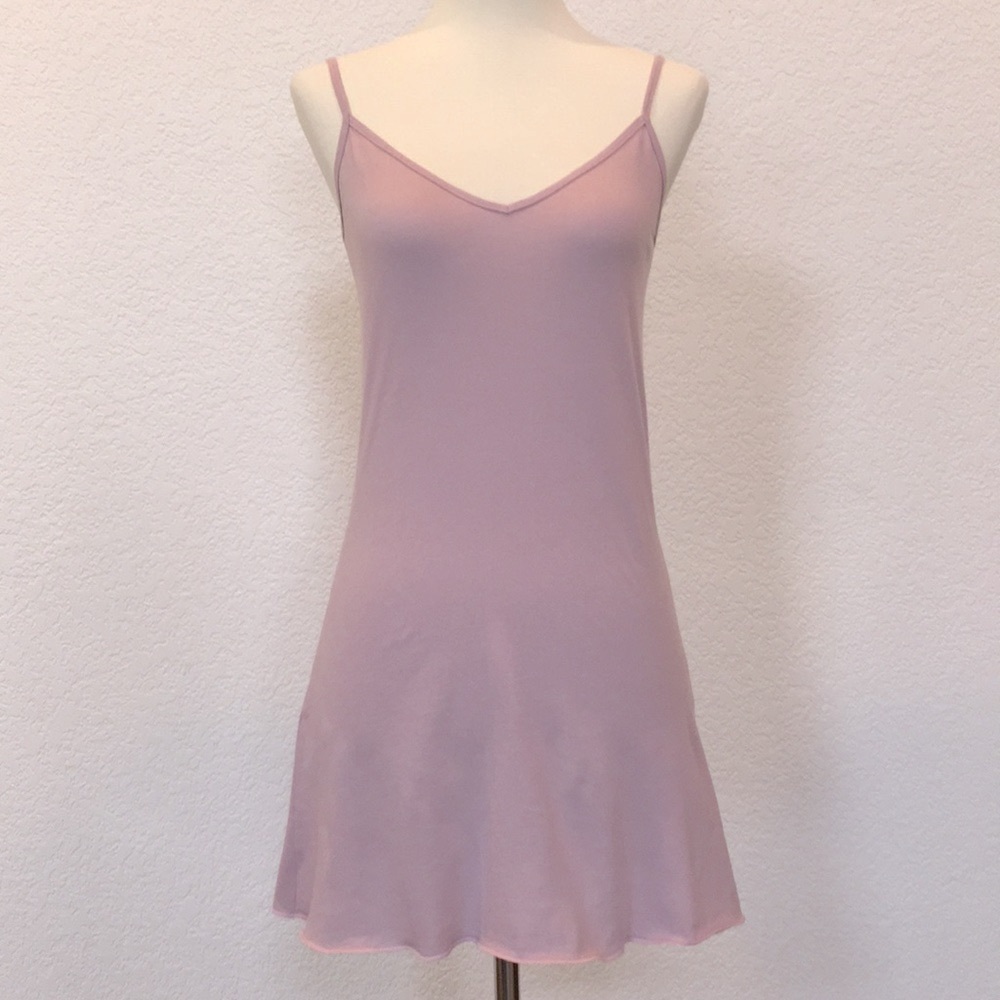 Anthropologie diaphanous chiffon tunic w slip sz 2 - Picture 3 of 4